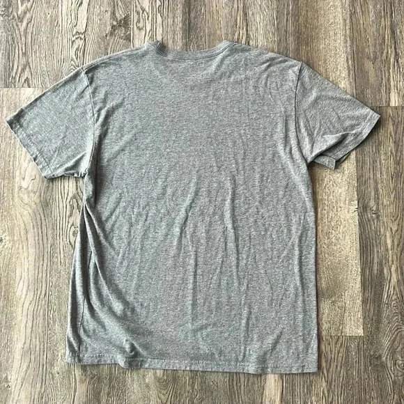 Three KC Shirt Gray Joe Arthur Gatestack Cow Head Tee Size Large Ted Lasso BBQ - Picture 7 of 8